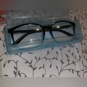 Blue and black ombre glasses